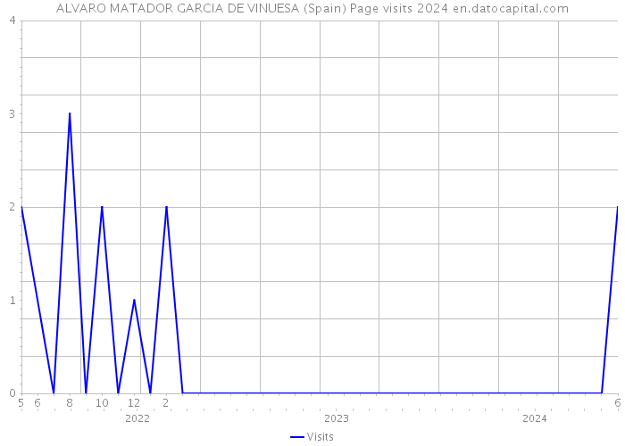 ALVARO MATADOR GARCIA DE VINUESA (Spain) Page visits 2024 