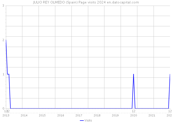 JULIO REY OLMEDO (Spain) Page visits 2024 