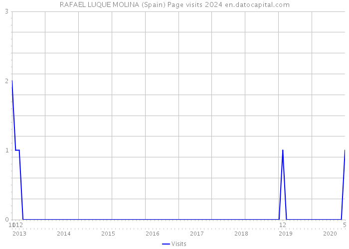 RAFAEL LUQUE MOLINA (Spain) Page visits 2024 