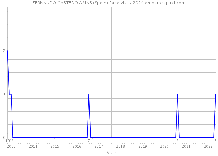 FERNANDO CASTEDO ARIAS (Spain) Page visits 2024 