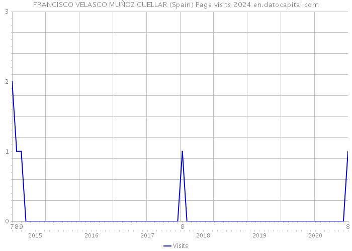 FRANCISCO VELASCO MUÑOZ CUELLAR (Spain) Page visits 2024 
