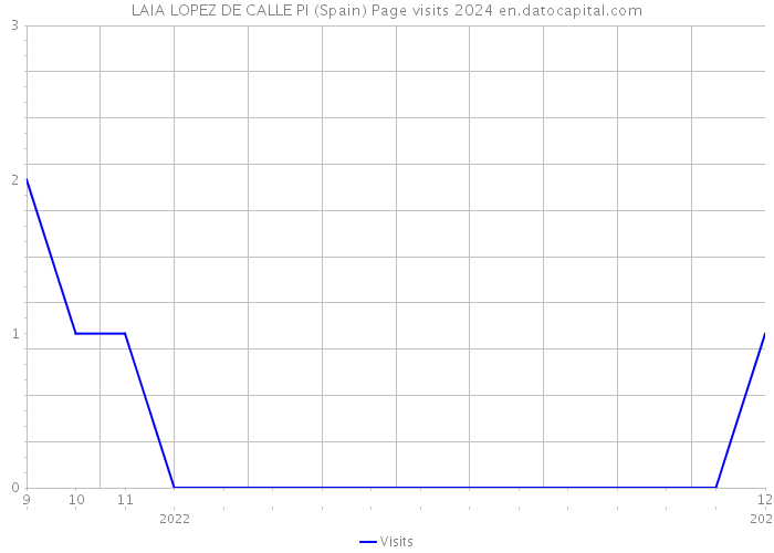 LAIA LOPEZ DE CALLE PI (Spain) Page visits 2024 