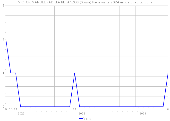 VICTOR MANUEL PADILLA BETANZOS (Spain) Page visits 2024 
