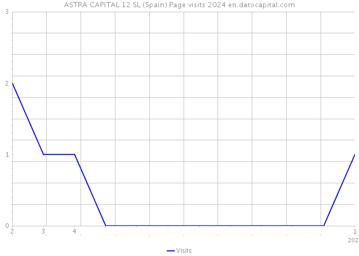 ASTRA CAPITAL 12 SL (Spain) Page visits 2024 