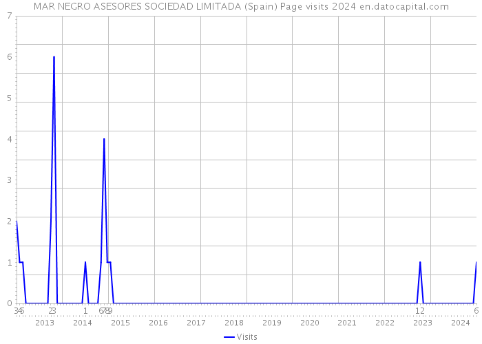 MAR NEGRO ASESORES SOCIEDAD LIMITADA (Spain) Page visits 2024 