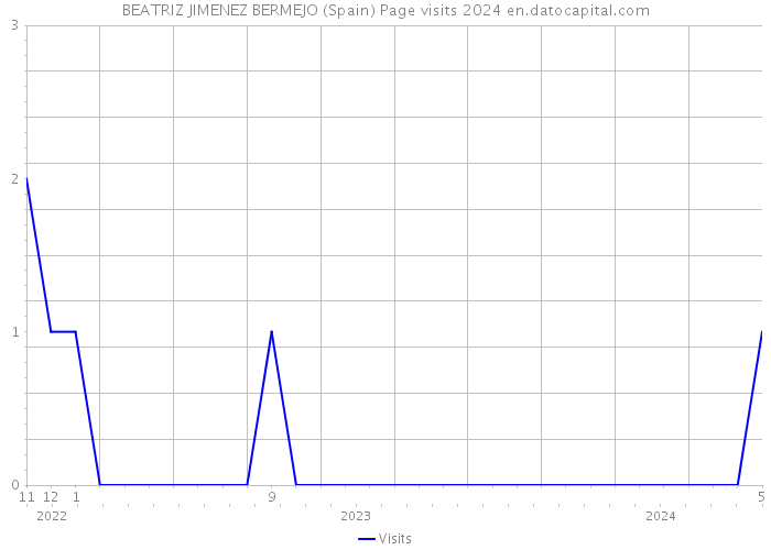 BEATRIZ JIMENEZ BERMEJO (Spain) Page visits 2024 