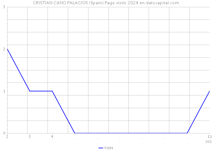 CRISTIAN CANO PALACIOS (Spain) Page visits 2024 