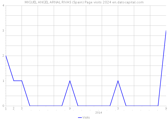 MIGUEL ANGEL ARNAL RIVAS (Spain) Page visits 2024 