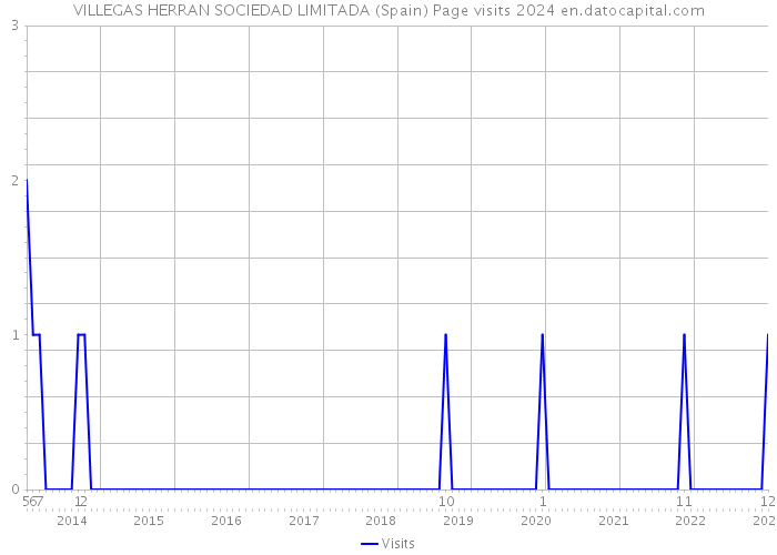 VILLEGAS HERRAN SOCIEDAD LIMITADA (Spain) Page visits 2024 