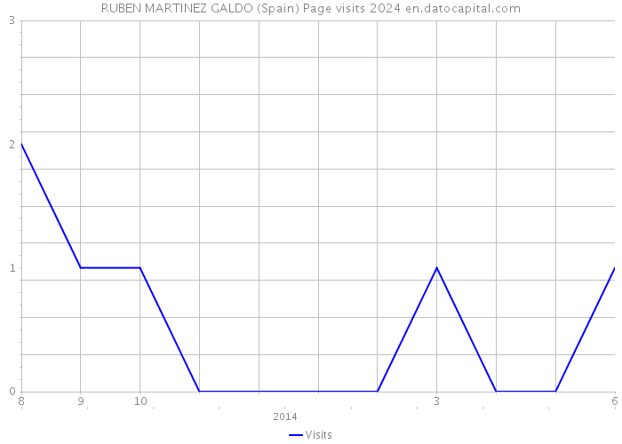 RUBEN MARTINEZ GALDO (Spain) Page visits 2024 