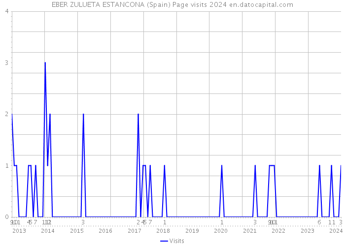 EBER ZULUETA ESTANCONA (Spain) Page visits 2024 