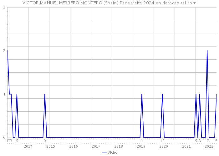 VICTOR MANUEL HERRERO MONTERO (Spain) Page visits 2024 