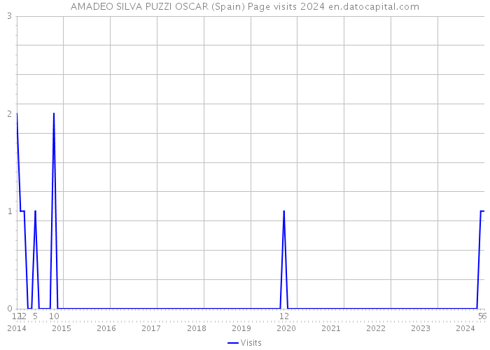 AMADEO SILVA PUZZI OSCAR (Spain) Page visits 2024 