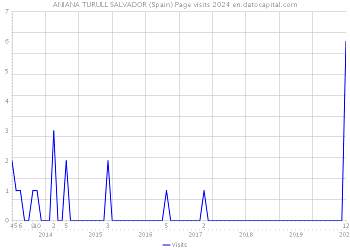 ANIANA TURULL SALVADOR (Spain) Page visits 2024 