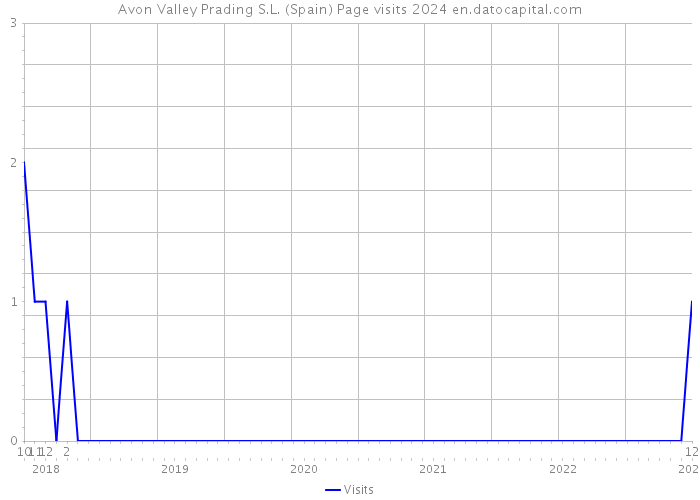 Avon Valley Prading S.L. (Spain) Page visits 2024 
