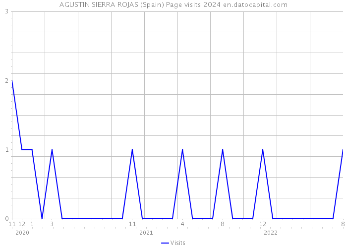 AGUSTIN SIERRA ROJAS (Spain) Page visits 2024 