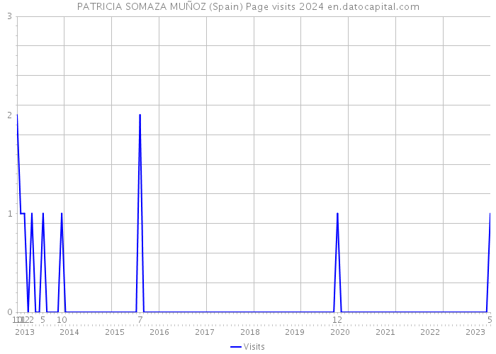 PATRICIA SOMAZA MUÑOZ (Spain) Page visits 2024 
