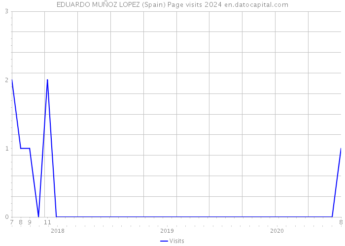 EDUARDO MUÑOZ LOPEZ (Spain) Page visits 2024 