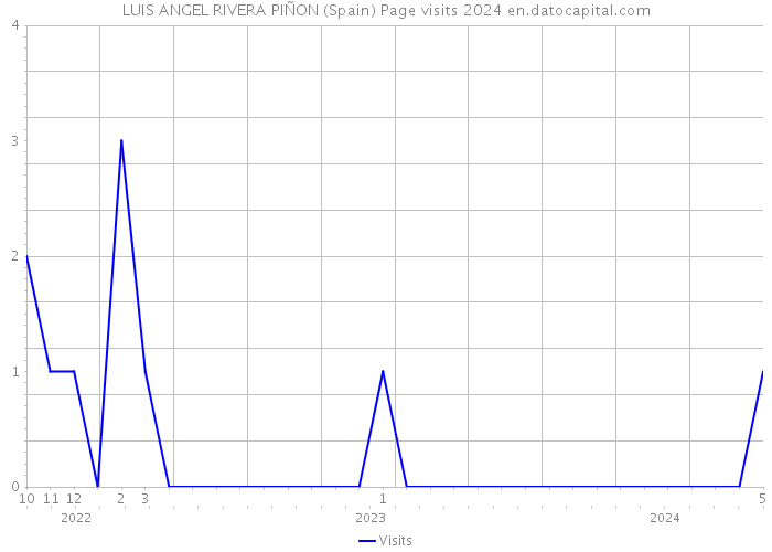 LUIS ANGEL RIVERA PIÑON (Spain) Page visits 2024 