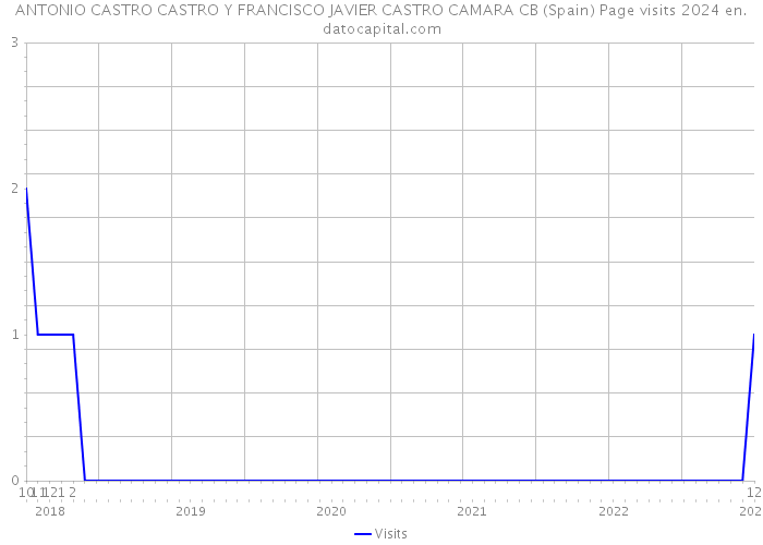 ANTONIO CASTRO CASTRO Y FRANCISCO JAVIER CASTRO CAMARA CB (Spain) Page visits 2024 