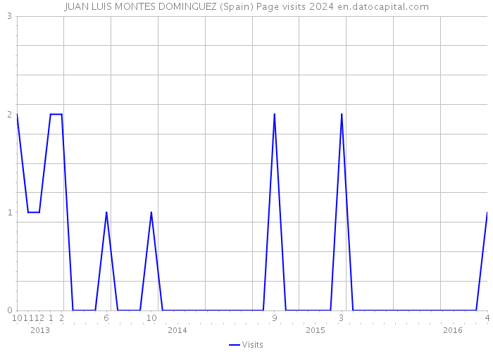 JUAN LUIS MONTES DOMINGUEZ (Spain) Page visits 2024 