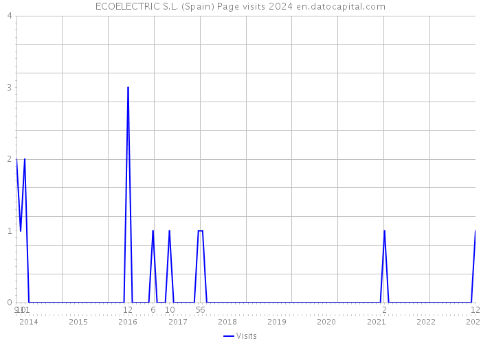 ECOELECTRIC S.L. (Spain) Page visits 2024 