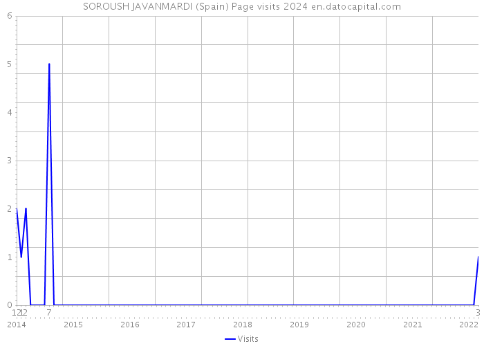 SOROUSH JAVANMARDI (Spain) Page visits 2024 