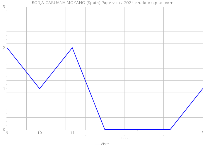 BORJA CARUANA MOYANO (Spain) Page visits 2024 