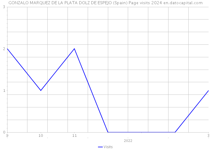 GONZALO MARQUEZ DE LA PLATA DOLZ DE ESPEJO (Spain) Page visits 2024 