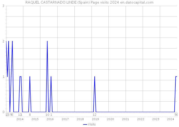 RAQUEL CASTARNADO LINDE (Spain) Page visits 2024 