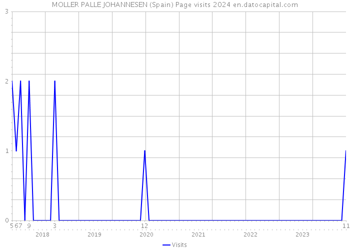 MOLLER PALLE JOHANNESEN (Spain) Page visits 2024 