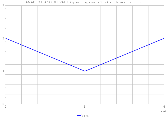 AMADEO LLANO DEL VALLE (Spain) Page visits 2024 