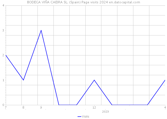 BODEGA VIÑA CAEIRA SL. (Spain) Page visits 2024 