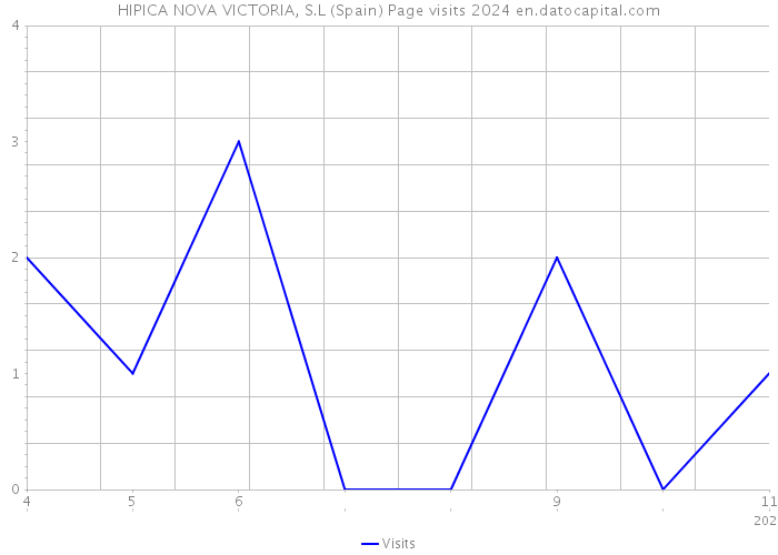 HIPICA NOVA VICTORIA, S.L (Spain) Page visits 2024 