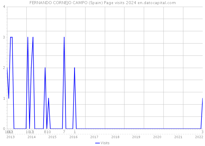 FERNANDO CORNEJO CAMPO (Spain) Page visits 2024 