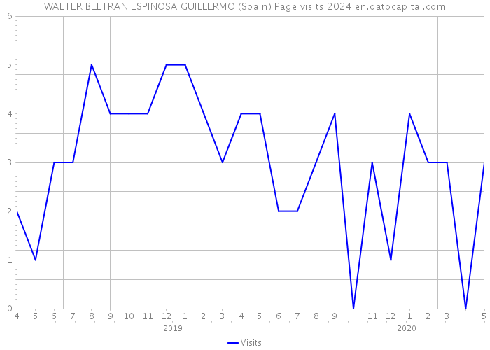 WALTER BELTRAN ESPINOSA GUILLERMO (Spain) Page visits 2024 