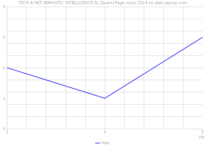 TECH & NET SEMANTIC INTELLIGENCE SL (Spain) Page visits 2024 