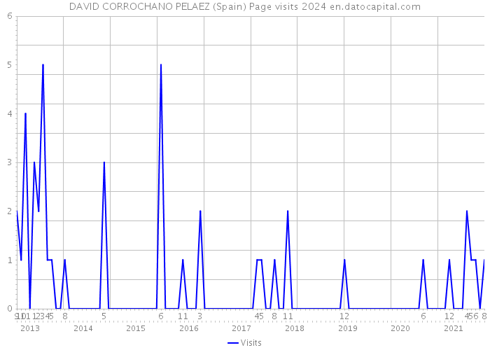 DAVID CORROCHANO PELAEZ (Spain) Page visits 2024 