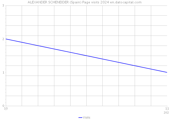 ALEXANDER SCHENEIDER (Spain) Page visits 2024 