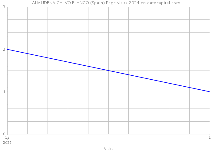 ALMUDENA CALVO BLANCO (Spain) Page visits 2024 