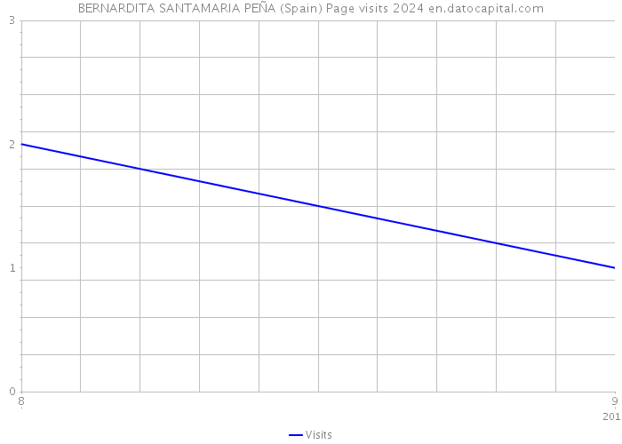 BERNARDITA SANTAMARIA PEÑA (Spain) Page visits 2024 
