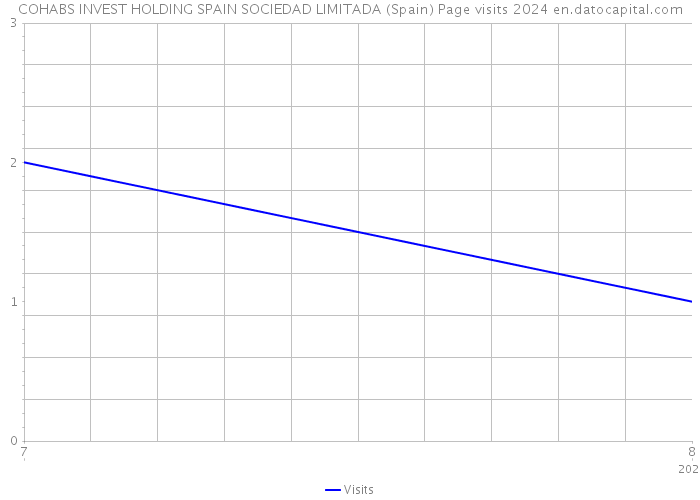 COHABS INVEST HOLDING SPAIN SOCIEDAD LIMITADA (Spain) Page visits 2024 