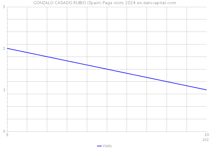 GONZALO CASADO RUBIO (Spain) Page visits 2024 