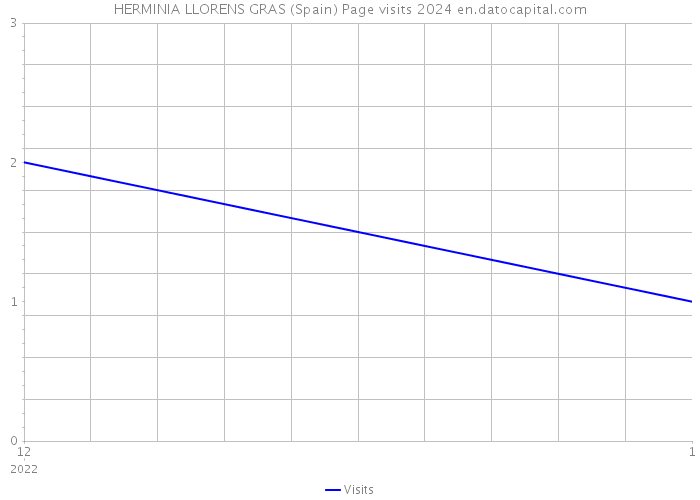HERMINIA LLORENS GRAS (Spain) Page visits 2024 