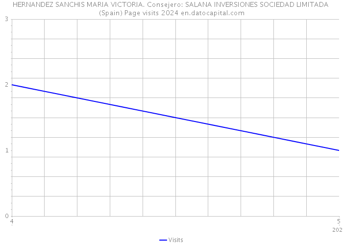 HERNANDEZ SANCHIS MARIA VICTORIA. Consejero: SALANA INVERSIONES SOCIEDAD LIMITADA (Spain) Page visits 2024 