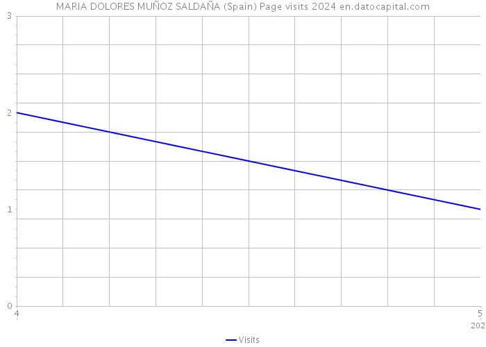 MARIA DOLORES MUÑOZ SALDAÑA (Spain) Page visits 2024 