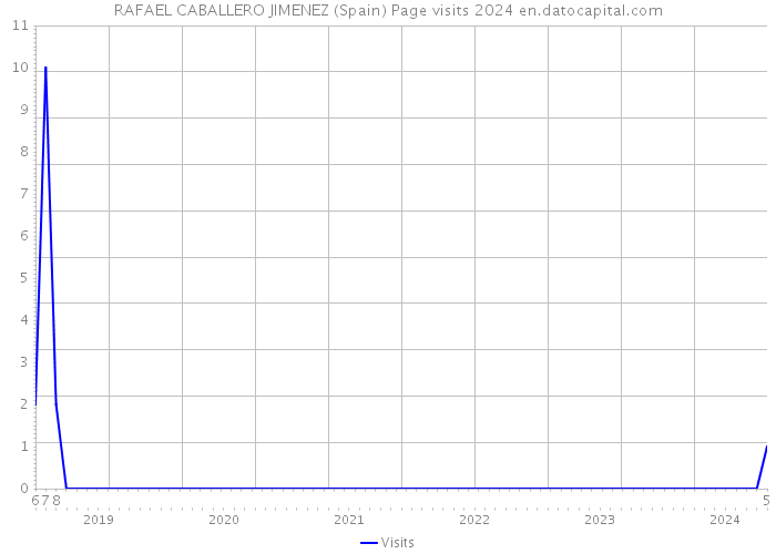 RAFAEL CABALLERO JIMENEZ (Spain) Page visits 2024 