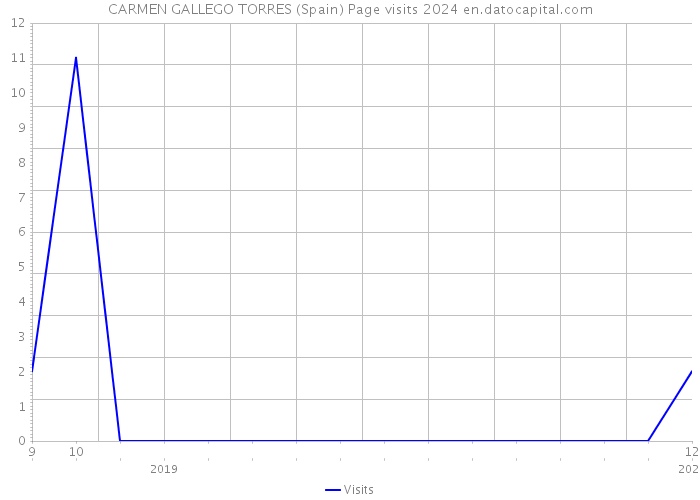 CARMEN GALLEGO TORRES (Spain) Page visits 2024 