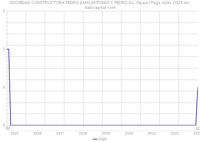 SOCIEDAD CONSTRUCTORA PEDRO JUAN ANTONIO Y PEDRO S.L. (Spain) Page visits 2024 