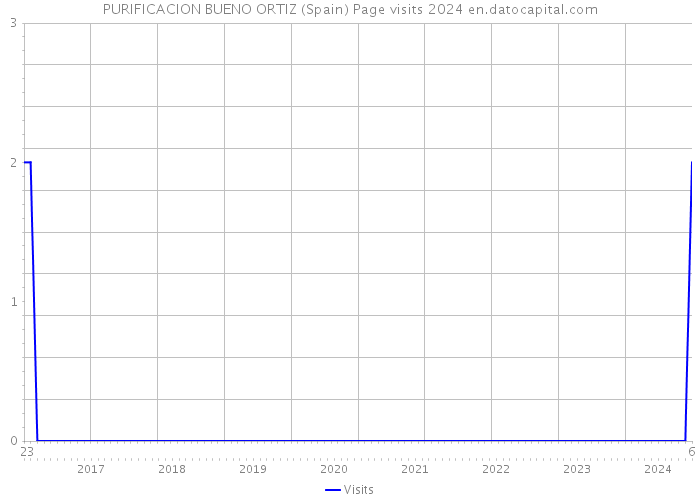 PURIFICACION BUENO ORTIZ (Spain) Page visits 2024 